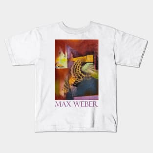 Slide Lecture at the Metropolitan Museum (1916) by Max Weber Kids T-Shirt